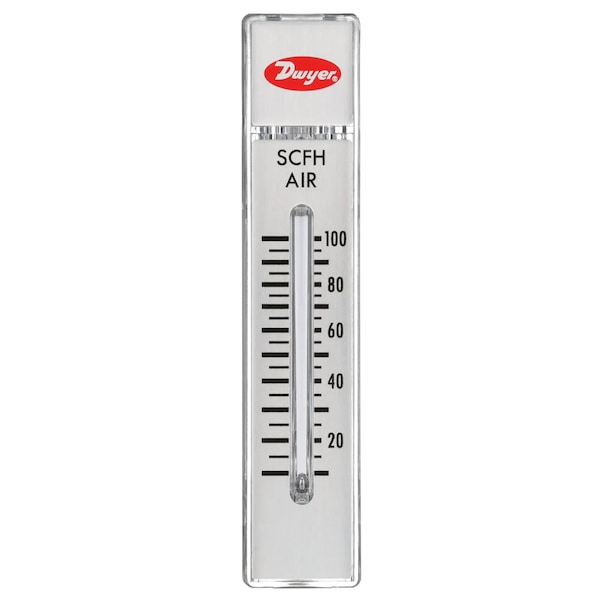 Flowmeter, range 2-24 GPH water, no valve.